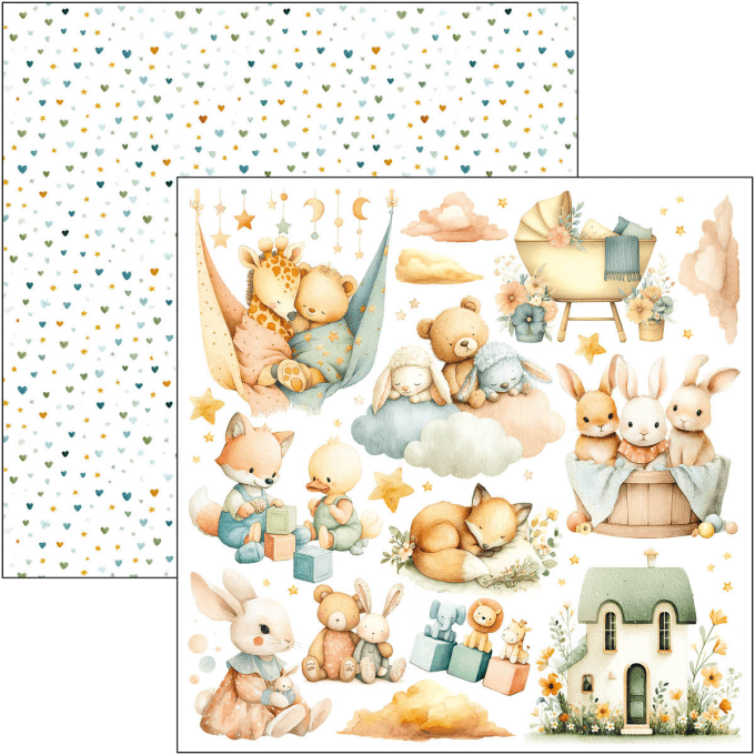 Ciao Bella, collection Lunibloom - 15x15cm - 24 feuilles - 190gsm