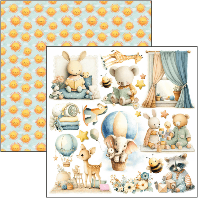 Ciao Bella, collection Lunibloom - 15x15cm - 24 feuilles - 190gsm