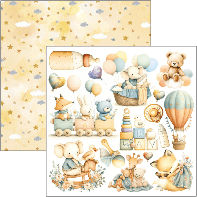 Ciao Bella, collection Lunibloom - 15x15cm - 24 feuilles - 190gsm