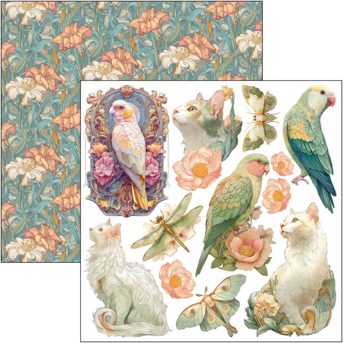 Ciao Bella, collection Artemis - 15x15cm - 24 feuilles - 190gsm