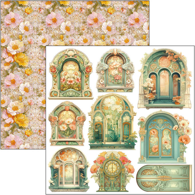 Ciao Bella, collection Artemis - 15x15cm - 24 feuilles - 190gsm