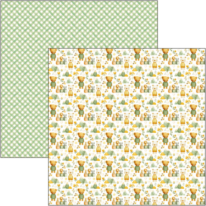 Ciao Bella, collection Lunibloom - Patterns - 30x30cm - 8 feuilles - 190gsm