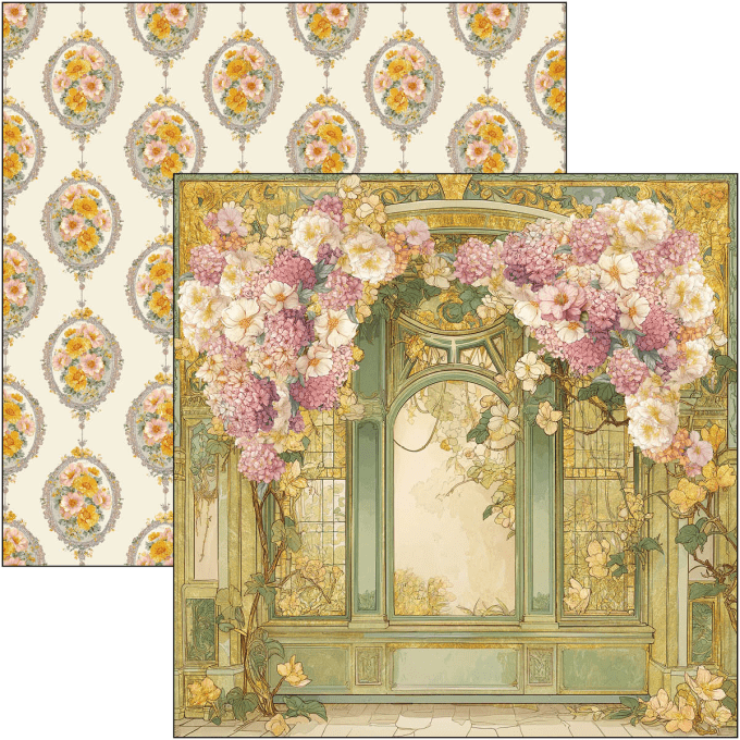 Ciao Bella, collection Artemis - Patterns - 30x30cm - 8 feuilles - 190gsm