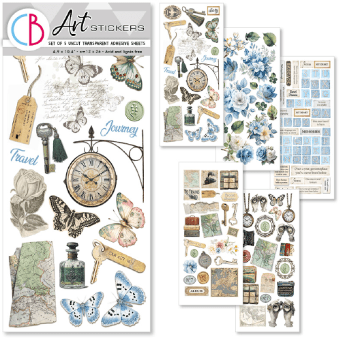 Ciao Bella, Stickers, Eastern journey, 5 feuilles