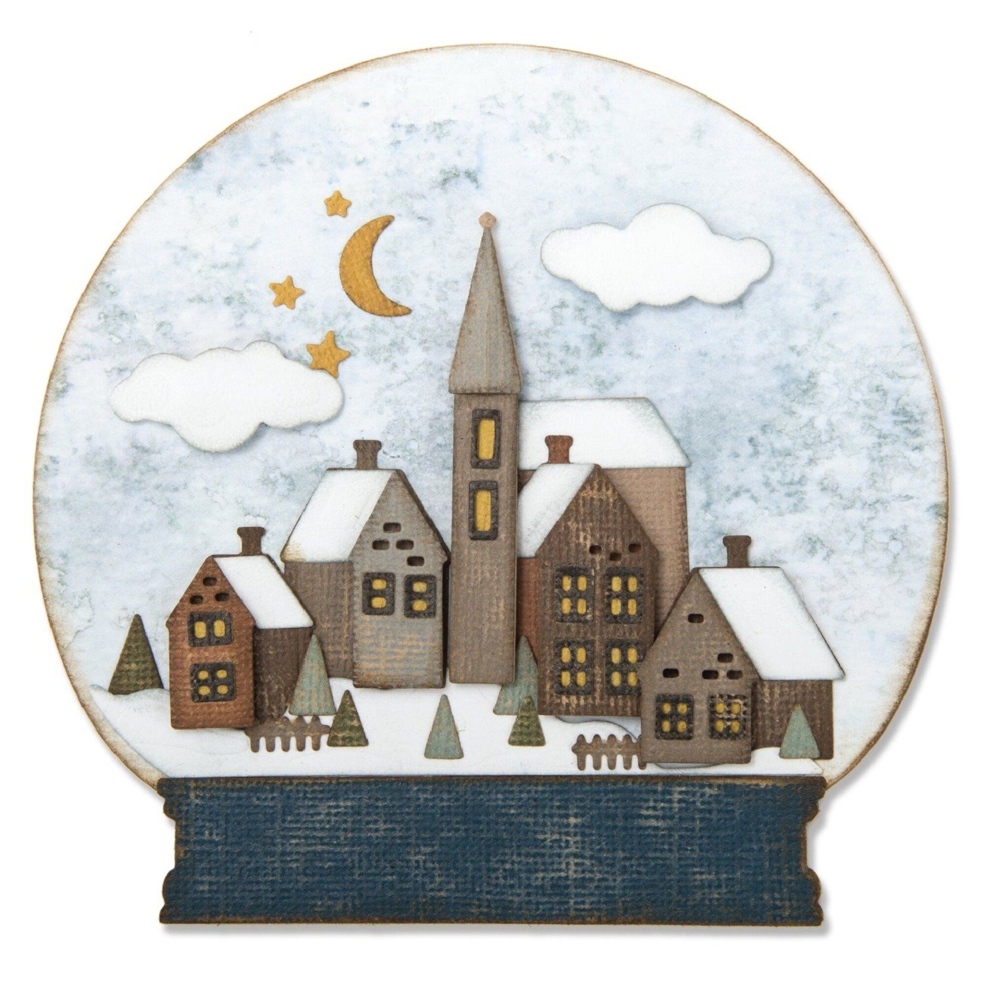 26 Dies/matrices de découpe, Sizzix by Tim Holtz, Snowglobe
