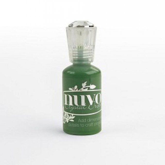 Nuvo, crystal drops Gloss - Woodland green
