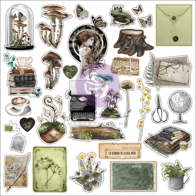 66 die-cuts, Prima, Nature academia