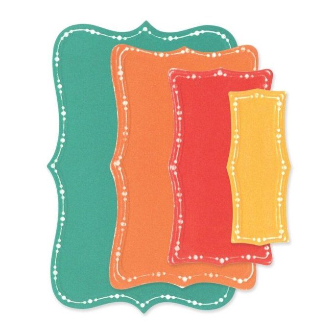 8 Dies/matrices de découpe, Sizzix 