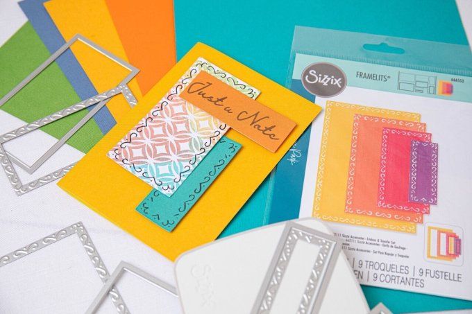 8 Dies/matrices de découpe, Sizzix  - Forme rectangle