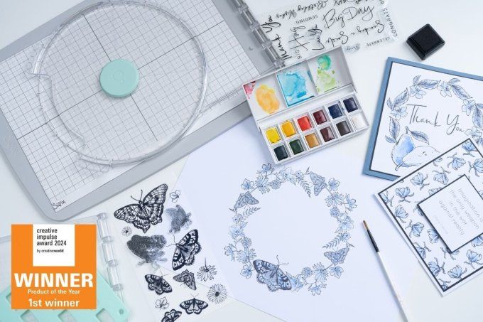 Sizzix stencil & stamp tool - stamp & spin tool