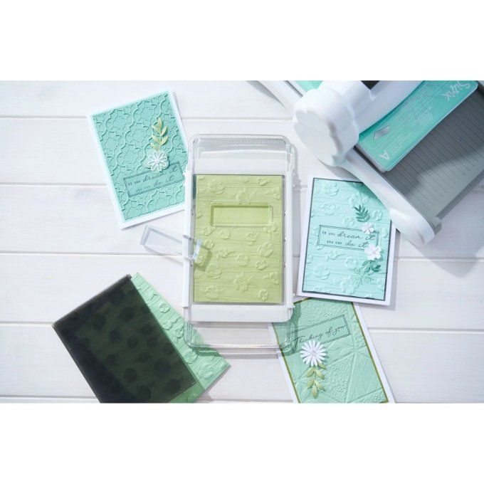 Sizzix, Ensemble de démarrage rectangle, dimension 13.33x26.67cm environ