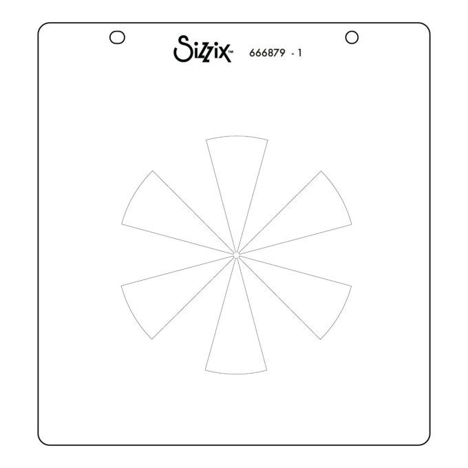 Pochoirs - Sizzix - Layered stencils - Color wheel (3 pochoirs)