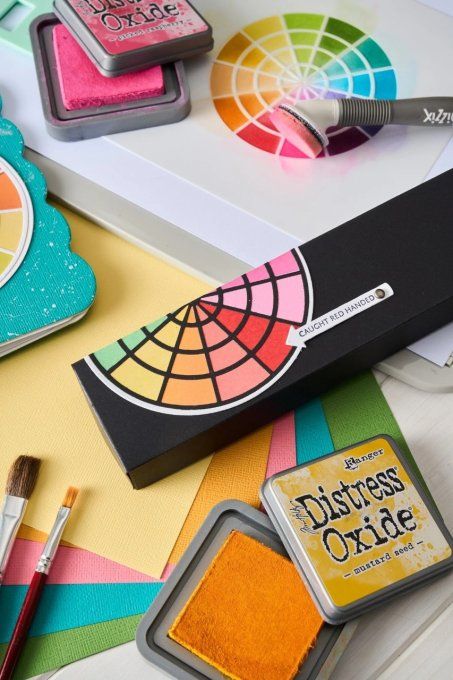 9 Dies/matrices de découpe, Sizzix - Thinlits, Eileen Hull, Rainbow wheels