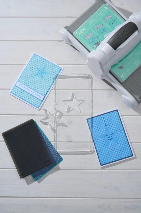 Sizzix, Plaque et insert Etoile, dimension 13.01x26.67cm environ