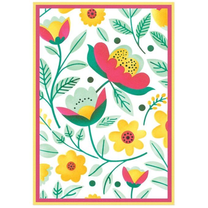 4 pochoirs à superposer, Sizzix - Joyeux jardin