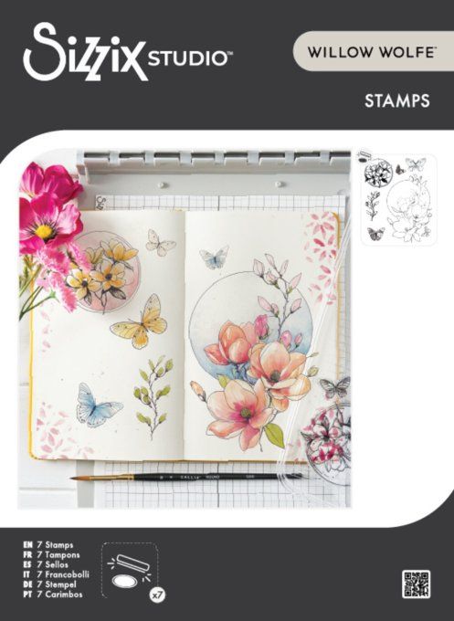 Sizzix studio, 7 tampons - Magnolia