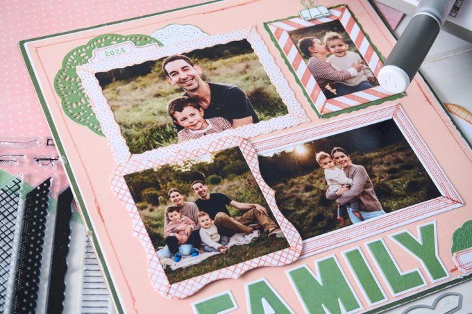 15 tampons et 14 Dies, Sizzix, 49andmarket - Cadres à construire