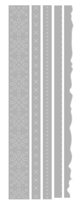 5 Dies/matrices de découpe, Sizzix