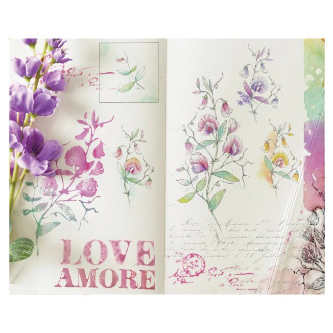 Sizzix studio, 13 tampons - Love Letters