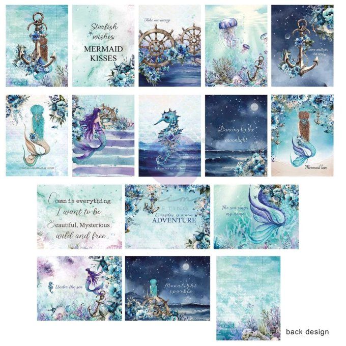 45 cartes collection A mermaid's tale - Prima - format 7.62x10.16cm