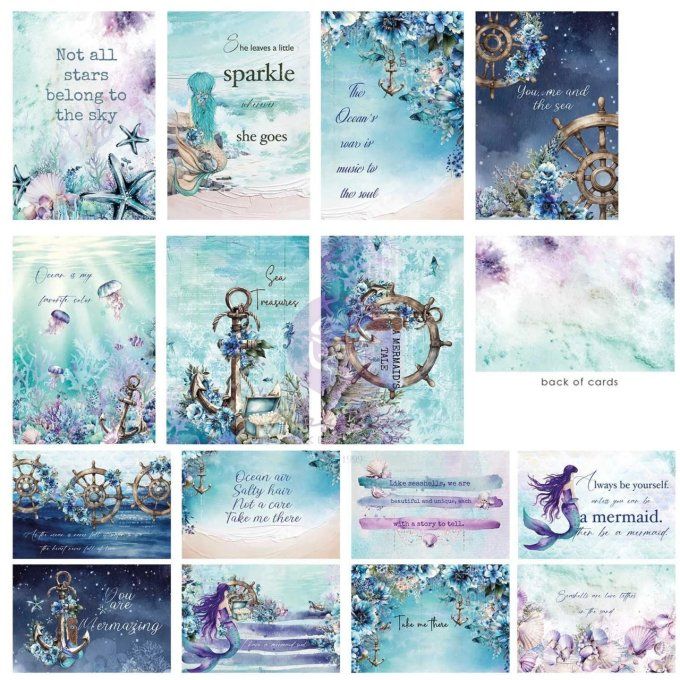 45 cartes collection A mermaid's tale - Prima - format 10.1x15.2cm 