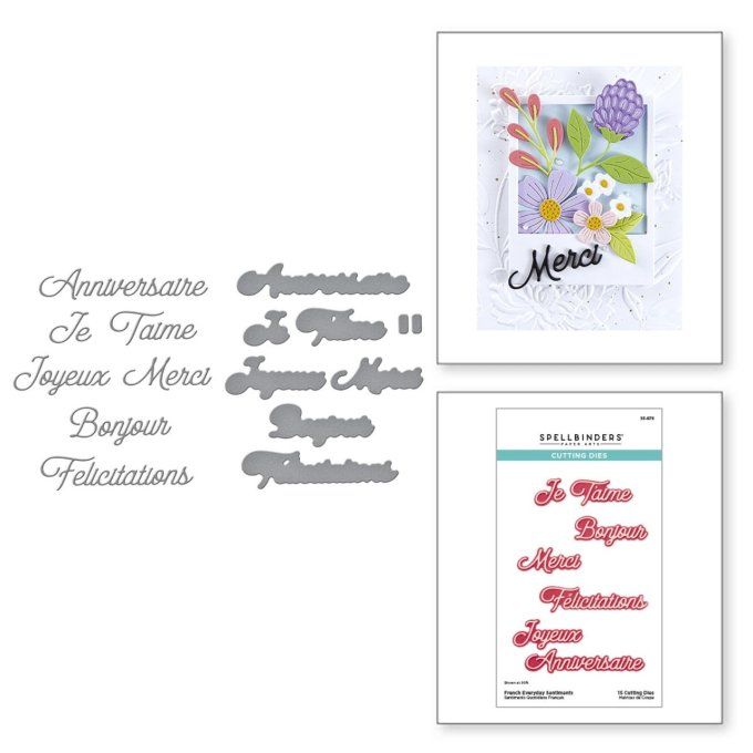 Spellbinders, Sentiments - 15 dies