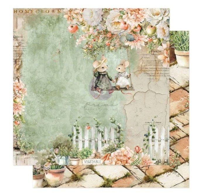 Bloc de papier -  format 30x30cm, Homegrown - Prima marketing