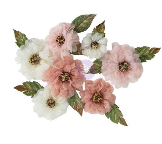 Fleurs (14 pièces), Buttons & Keepsakes - Prima marketing