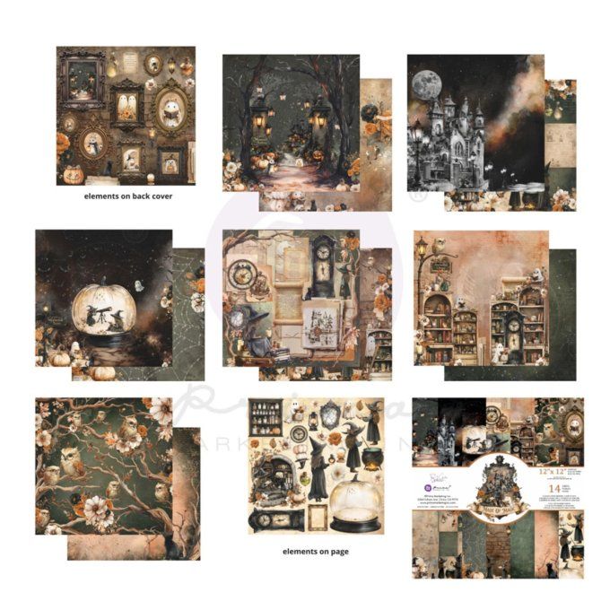 14 feuilles, Made of magic - Prima marketing - Dimensions 30x30cm environ