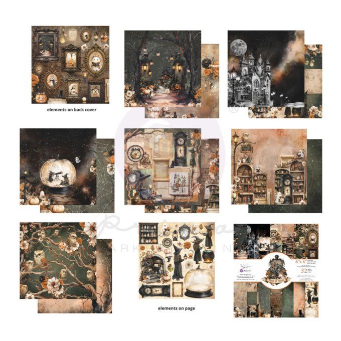 32 feuilles, Made of magic - Prima marketing - Dimensions 15.2x15.2cm environ
