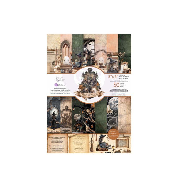 30 feuilles, Made of magic - Prima marketing - 30gsm - Dimensions 20x15.2cm environ
