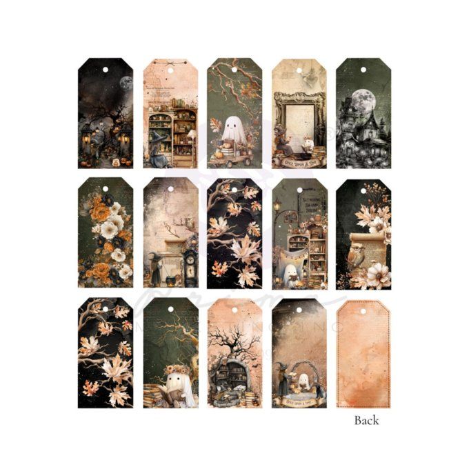56 tags, Made of magic - Prima marketing - 230gsm - 14 designs