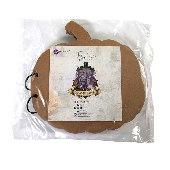 6 bases en medium en forme de citrouille, Album, Made of magic - Prima marketing