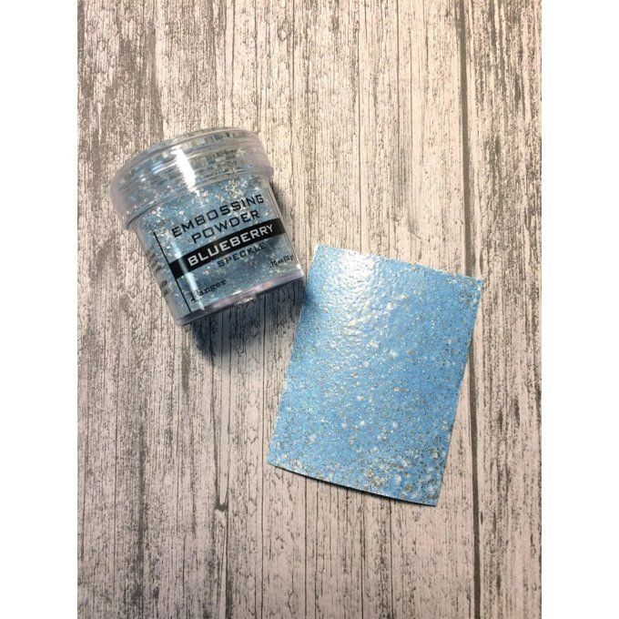 Distress Embossing powder, Tim Holtz, couleur : Blueberry, speckle