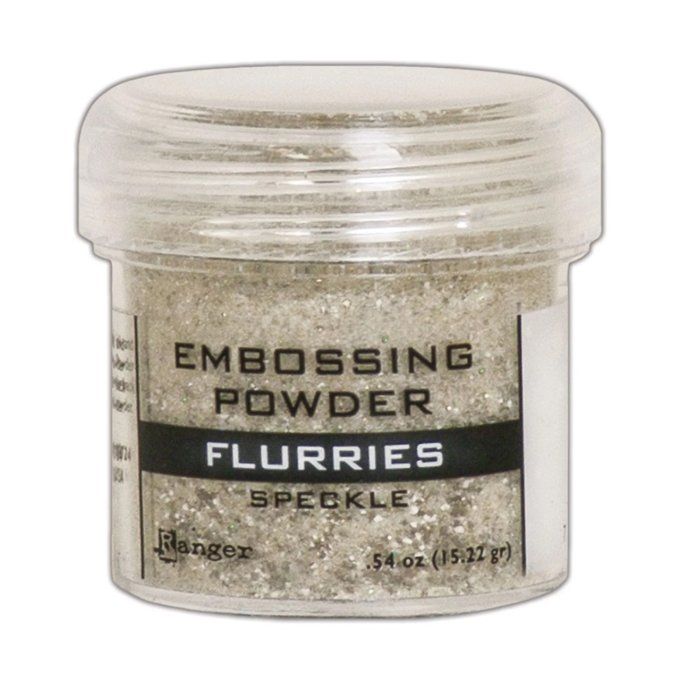 Distress Embossing powder, Tim Holtz, couleur : Flurries, speckle