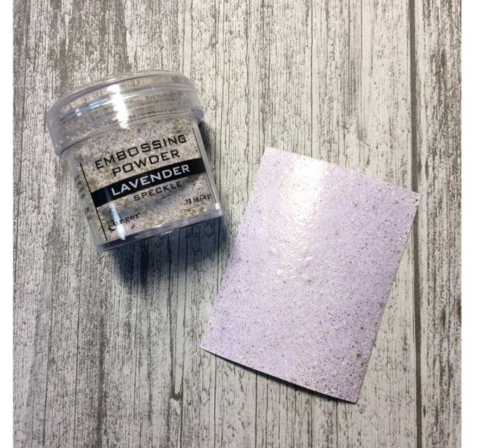 Distress Embossing powder, Tim Holtz, couleur : Lavender, speckle