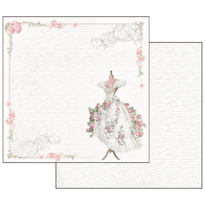 Papier scrapbooking, 30.5x30.5cm, Wedding, Stamperia