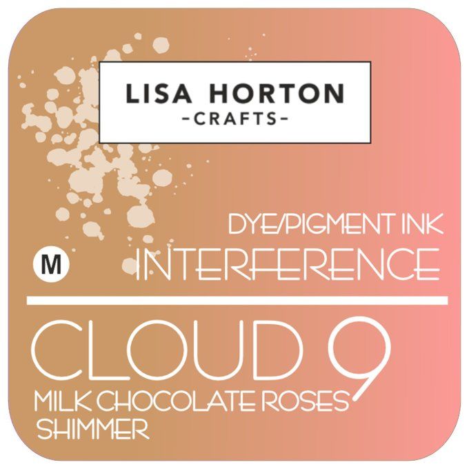 Lisa Horton Craft, cloud 9 - pad encre - Interference - Milk chocolate roses shimmer, grand pad