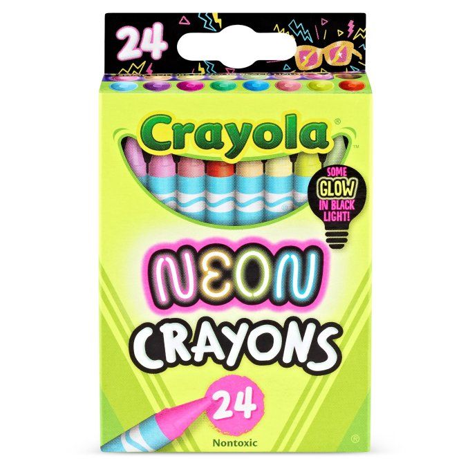 Crayola, 24 crayons Neon