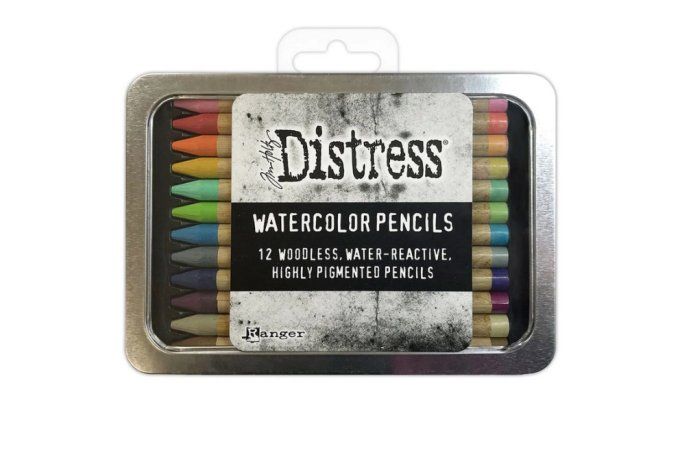 12 crayons - Distress watercolor - kit 2