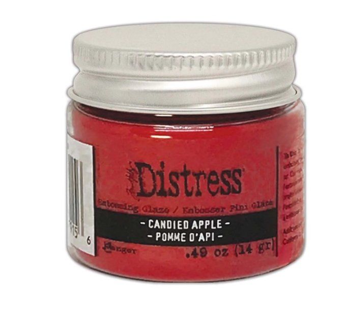 Distress Embossing glaze, Tim Holtz, couleur : Candied apple
