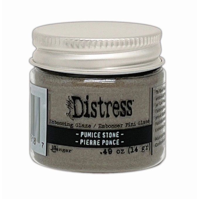 Distress Embossing glaze, Tim Holtz, couleur : Pumice stone