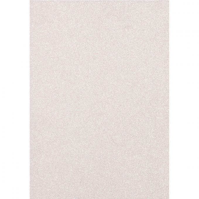 5 Feuilles de papier pailleté - format A4 - couleur : Argent - 250g