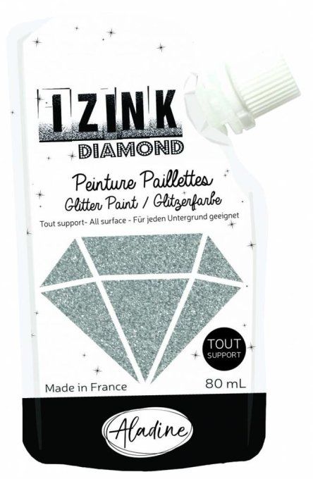 Aladine izink diamond, argent, 80ml