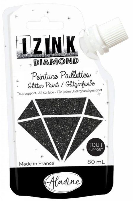 Aladine izink diamond, noir, 80ml 