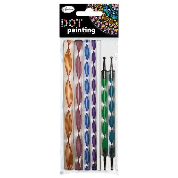 Aladine, 7 dot painting tools