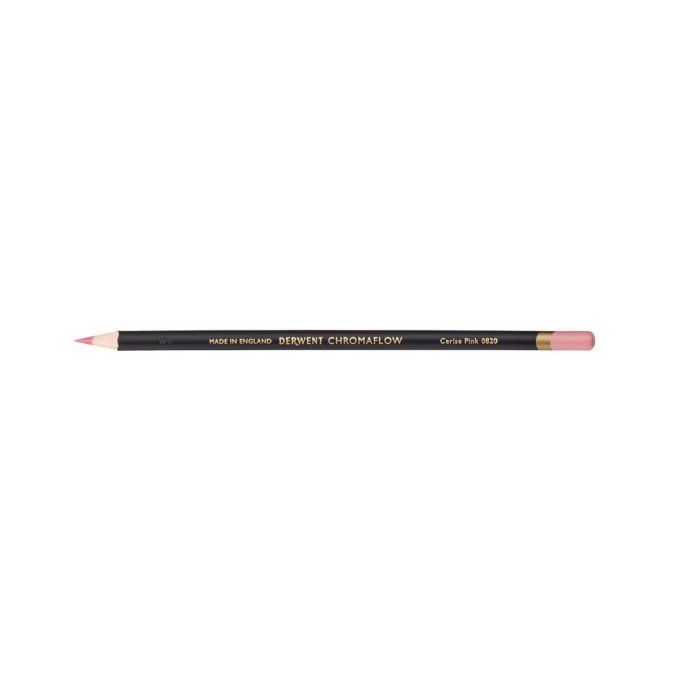 Crayon Chromaflow, Derwent - à l'unité - n°0820 couleur : Cerise pink