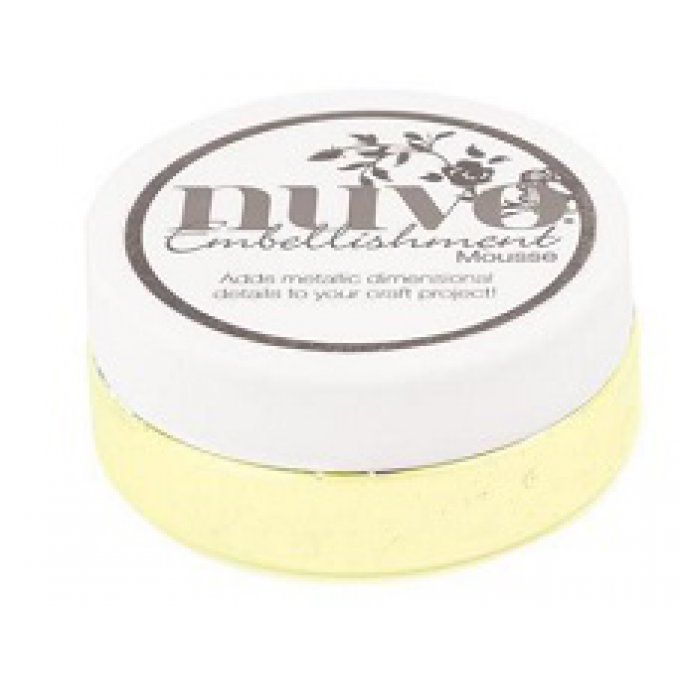 Nuvo, mousse de texture, couleur Custard cream