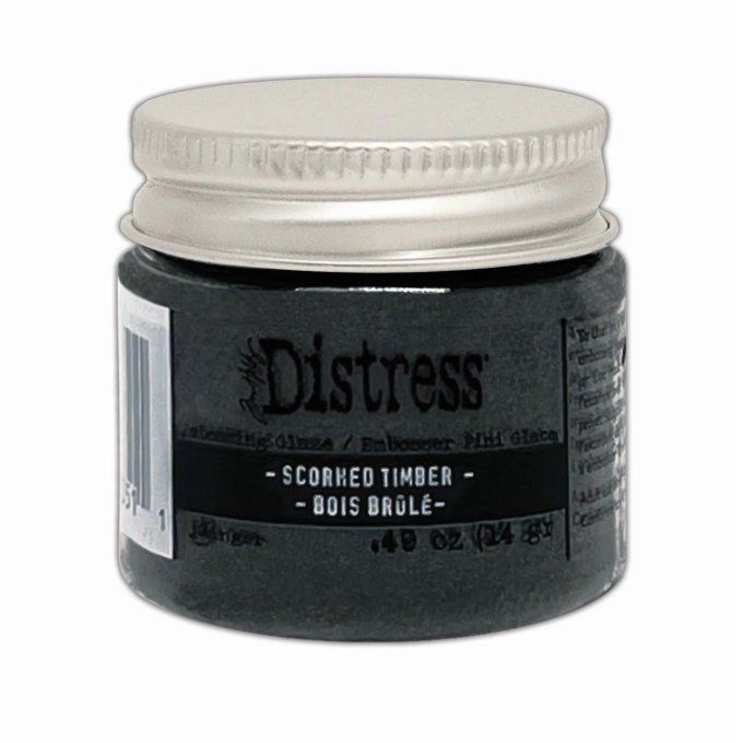 Distress Embossing glaze, Tim Holtz, couleur : scorched timber