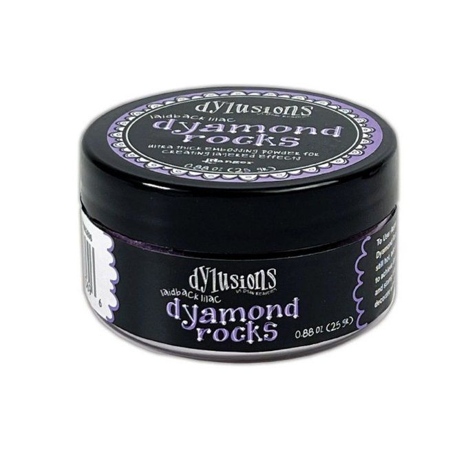 Poudre à embosser, Dylusions dyamond rocks - Laidback lilac - 25g environ 